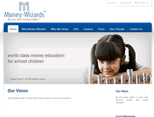 Tablet Screenshot of money-wizards.com